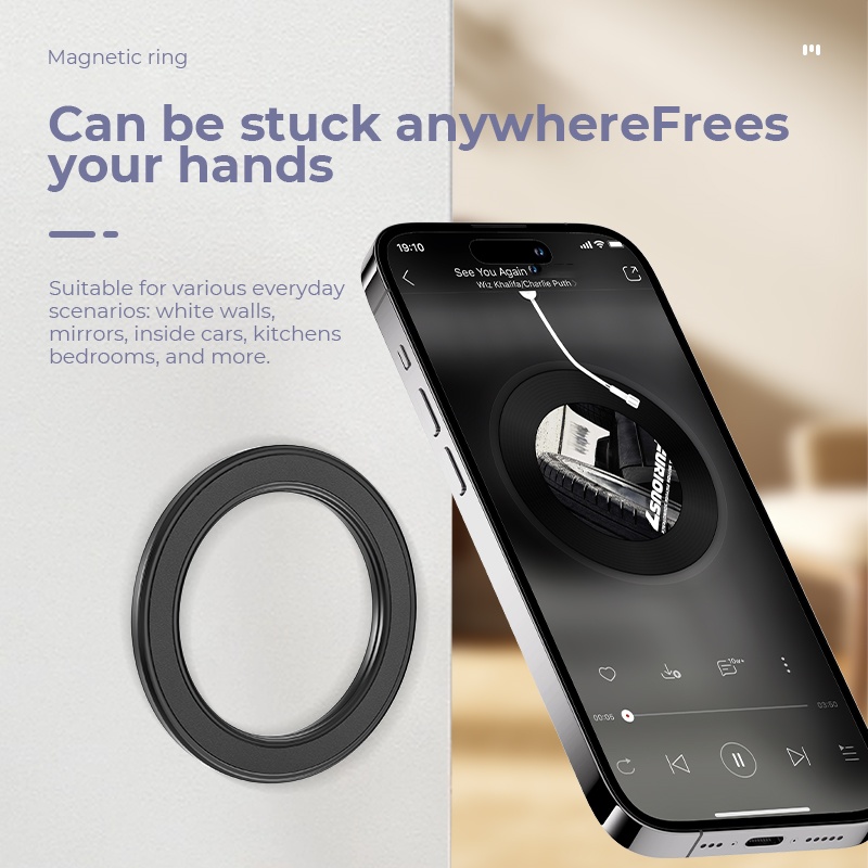 Usb Charger - Para magsafe forte anel magnético suporte