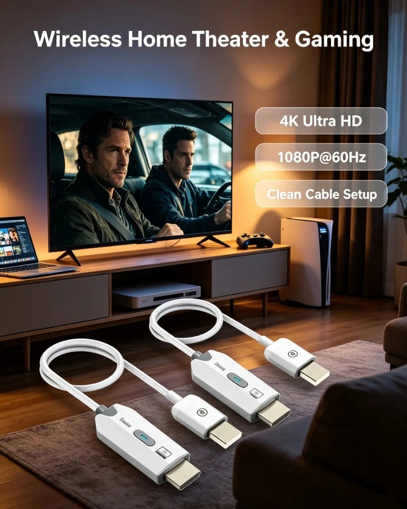 Extensor HDMI Sem Fio 4K Ponto - Hdmi Adapter avaliação e preço