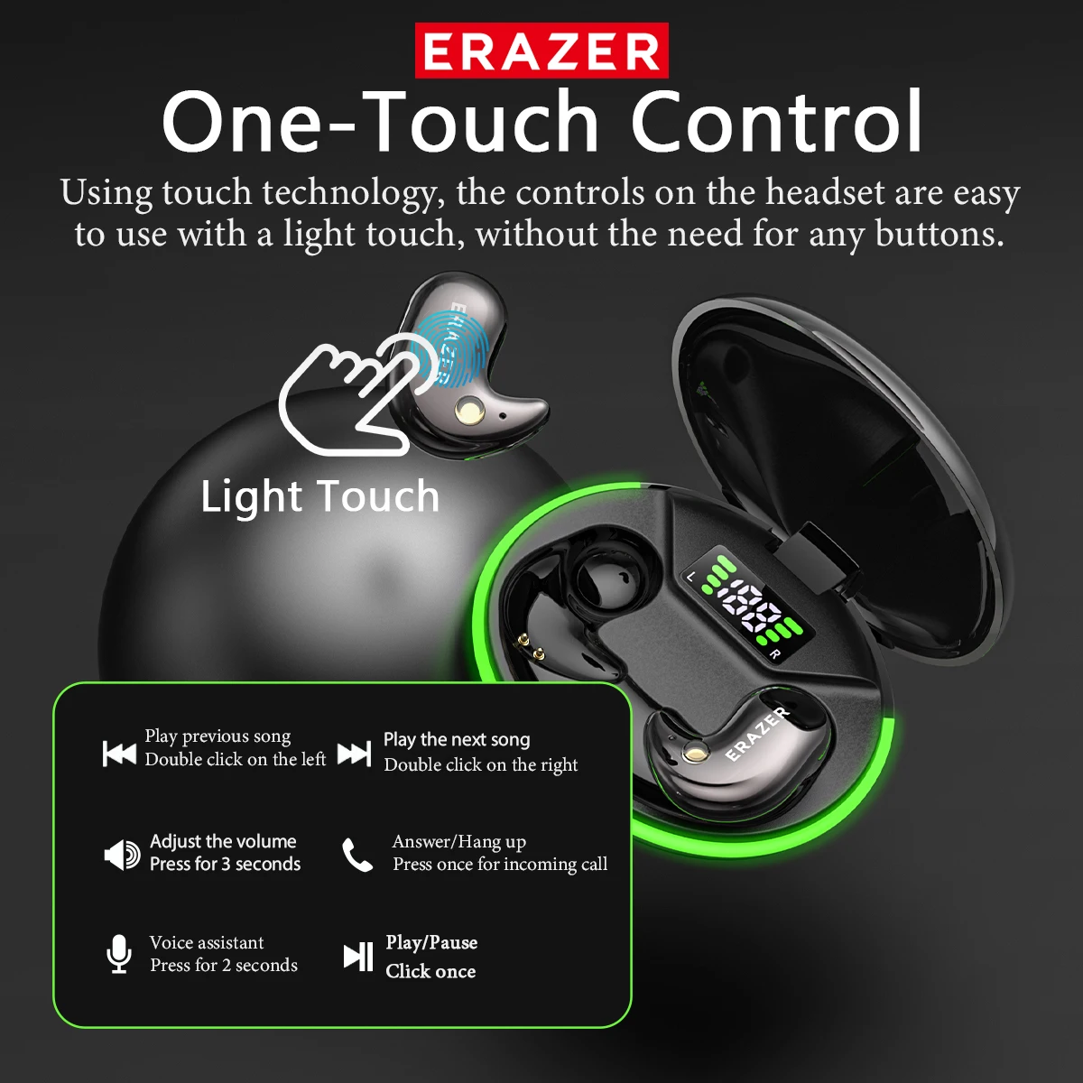Fones de Ouvido Bluetooth Intr - Headphones Wireless avaliação e preço