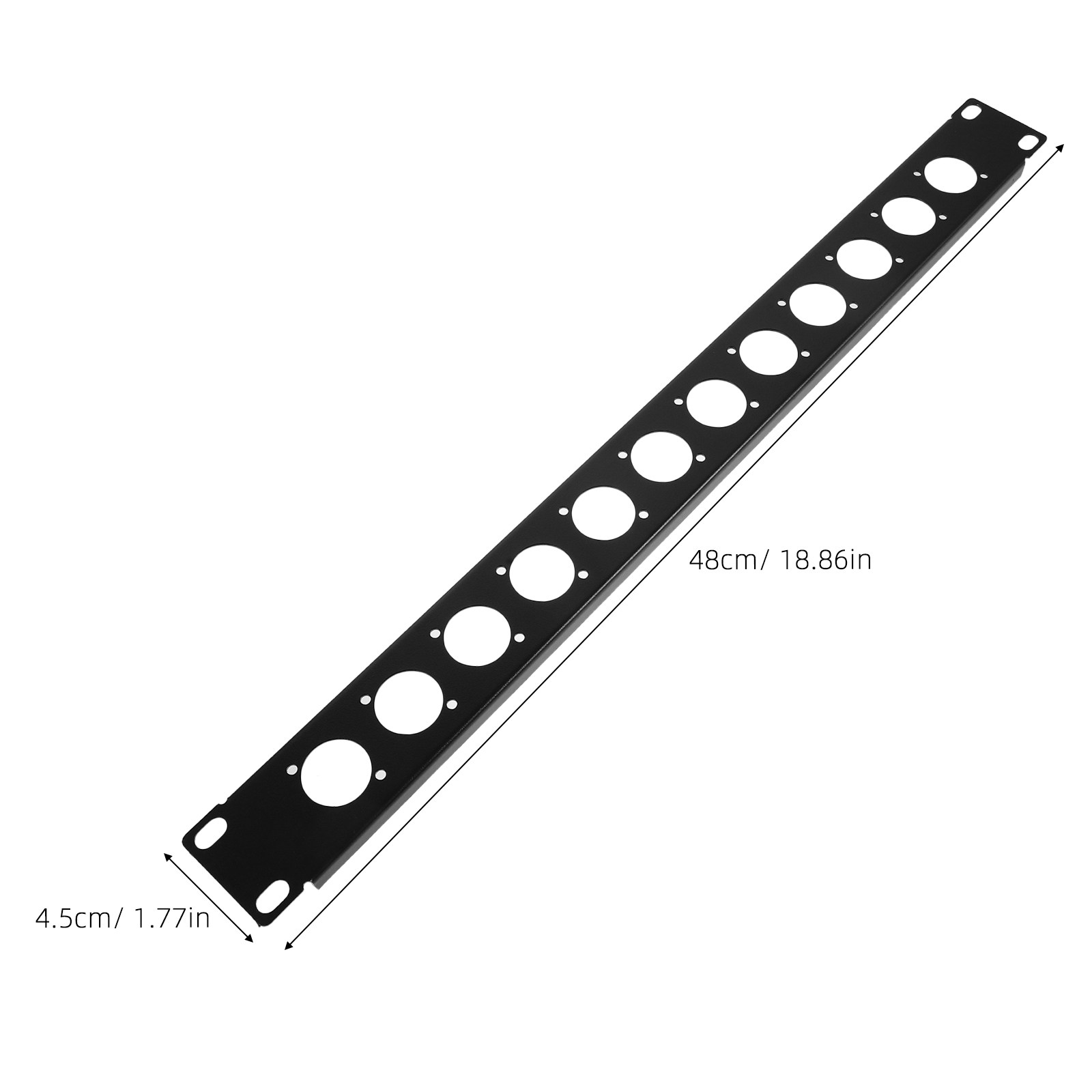 Painel de Rack de Áudio com 12 - Cable Organizer avaliação e preço